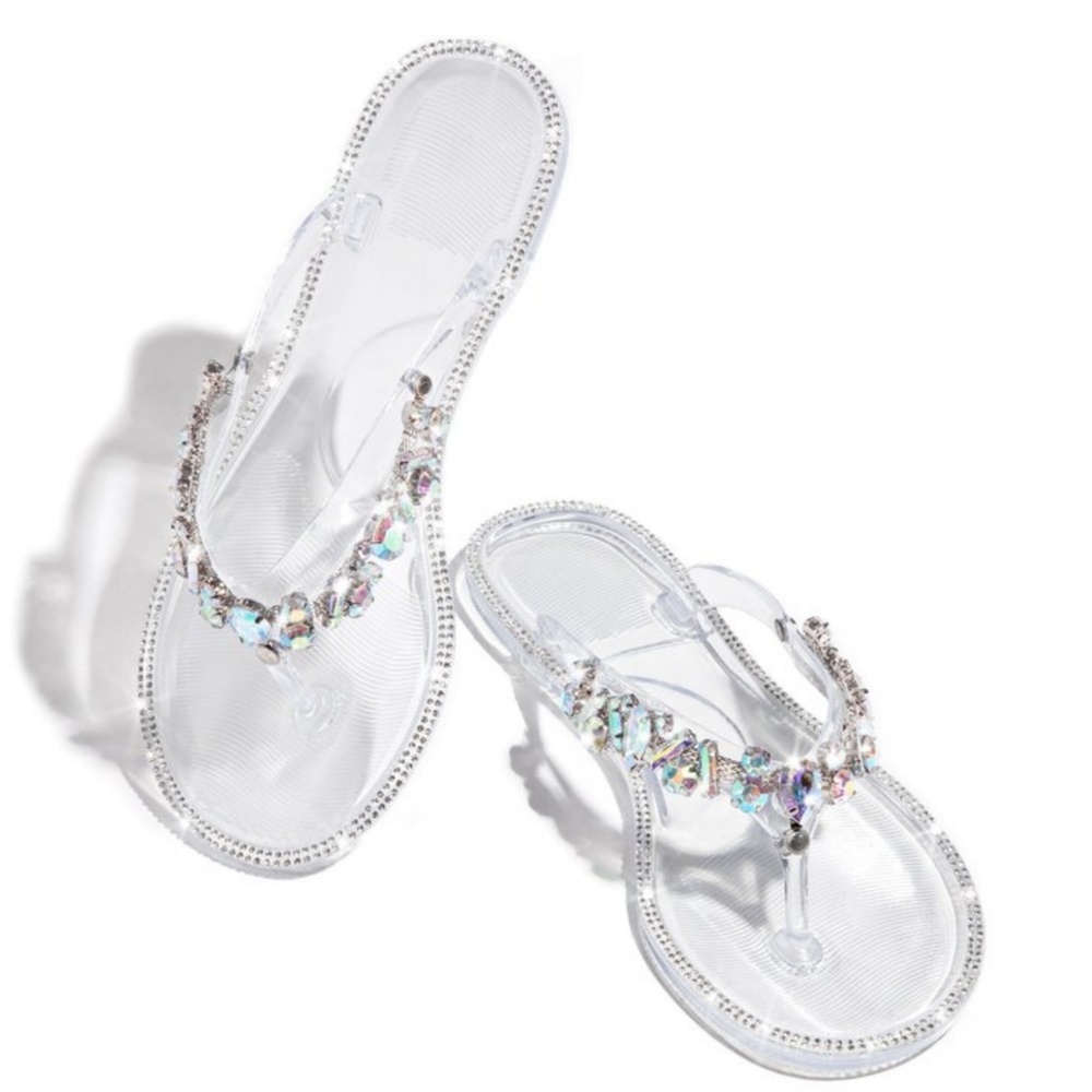 𝙇𝙖𝙨𝙩 𝙎𝙞𝙯 6 💎Diamond Rhinestone Embellished - Picture 2 of 9